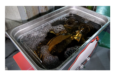 Mixing batch soaking and cleaning of parts